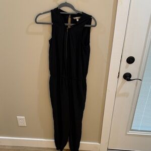 Banana republic Elegant Black Sleeveless Jumpsuit